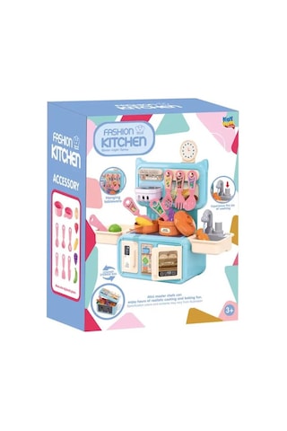 Kayyum Oyuncak Mini Mutfak Seti Mavi 2561