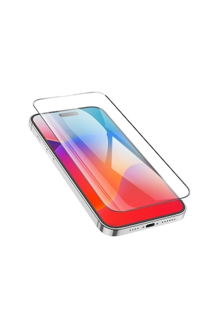 Hoco Apple iPhone 15 Pro Uyumlu Full Hd Kırılmaz Cam Ekran Koruyucu 25 Adet S