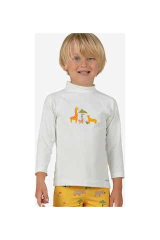 Decathlon Nabaiji Bebek Uv Korumalı Uzun Kollu Tişört - Savan Baskılı