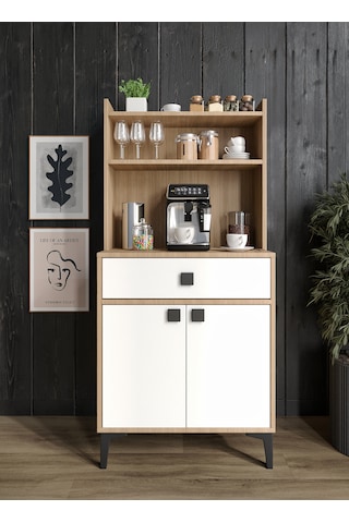 Afilli Venüs Kahve Köşesi 2 Kapaklı Tek Çekmeceli Ve Çok Amaçlı D