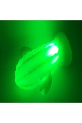 Pilli Silikon Led Işıklı Sevimli Kaktüs Gece Lambası Aydınlatması Beyaz