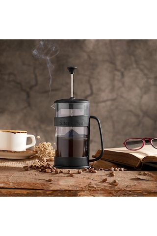400 Ml Barista French Press Kahve Ve Bitki Çayı Demleyici Siyah