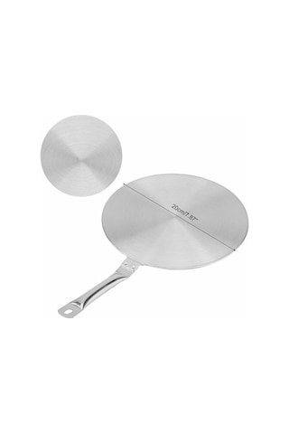 İndüksiyonlu Ocak Adaptörü İndüksiyon Plakalı Tencere Tencere Isıtıcı Saplı Isıya Dayanıklı İndüksiyonlu Ocak Difüzörü 20 Cm