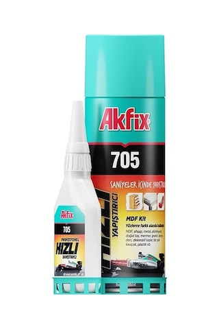Akfix Ga055 Hızlı Yapıştırıcı 705 100ml + 25gr