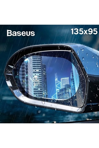Baseus 135x95 Anti Sis Yağmur Geçirmez Hidrofobik Dikiz Aynası Film 2 Adet