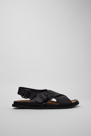 Camper Lluc Sandal Erkek Kahverengi Deri Sandalet-14029