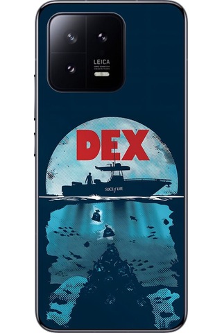 Xiaomi Mi 13 Pro Uyumlu Şeffaf Kılıf Dexter Tasarımlı