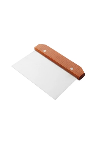 Paslanmaz Çelik Wonton Bıçağı Erişte Bıçağı Kek Spatula Pişirme Gümüş