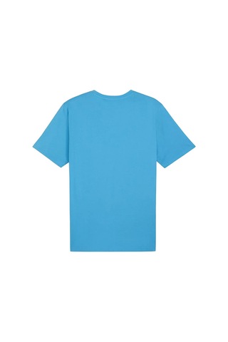 Puma Teamrise Logo Jersey Cotton Erkek Günlük Tişört 65870502 Mavi 65870502 Mavi