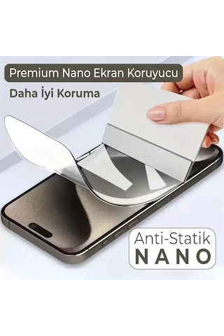 Oneplus Ace 6t Nano Ekran Koruyucu Şeffaf Hd Esnek 250um Kalın - Maxxpro
