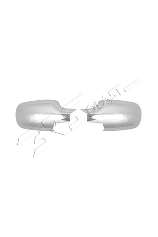 Renault Scenic 2 Uyumlu 2003-2009 Ayna Kapağı 2 Parça Abs Krom Kaplama