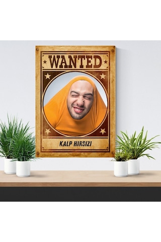 Kişiye Özel Eğlenceli Wanted Poster Aranıyor Tasarım