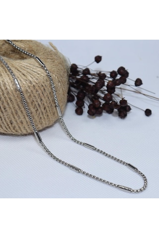 316 L Parçalı Polo Çelik Kolye 2 Mm 55Cm (455376458)