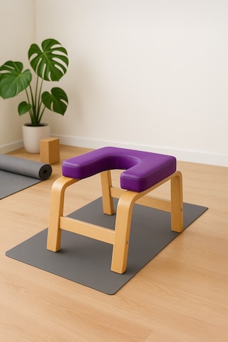 Hepitop Ahşap Yoga Ters Duruş Bench Inversiyon Baş Standı Sandaly