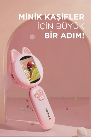 Torima Tsm-02 Pembe Mini Dijital Mikroskop