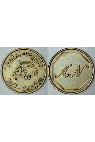 İtalya Araba Yıkama Jetonu 20 Mm