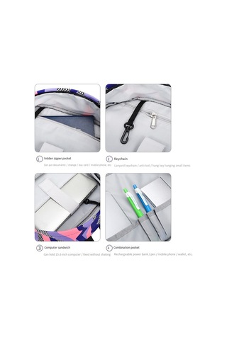 Lebıhmurah Wbp1545 Yeni Su Geçirmez Polyester Sırt Çantası Okul Gençler İçin Kız Erkek Çok Kadın Seyahat Kadın Sırt Çanta 47797260 Siyah