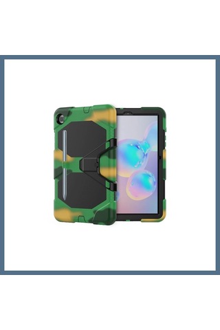 Buradabulabilirsin Samsung Uyumlu Galaxy T500 Tab A7 10.4 Kılıf Griffin Tablet Kapak - Kamuflaj Bbz
