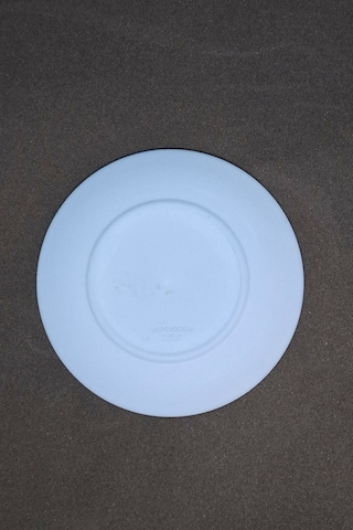 İngiliz Antika Porselen Sunum Tabağı 11 Cm Mavi