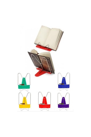 Buffer Portatif Ayarlanabilir Metal Kitap Okuma Standı Aparatı Aleti Diğer