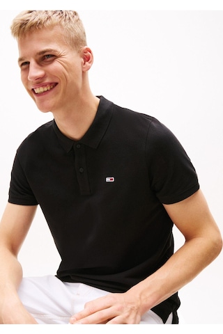 Tommy Hilfiger Tjm Slım Placket Polo Ext-4844 Siyah