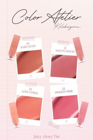 Dasique Yoğun Parlaklık Ve Canlı Renkler Sunan Kalıcı Tint Juicy Dewy Tint 22 Love Coral Yoğun Parlaklık Ve Canlı Renkler Sunan Kalıcı Tint Juicy Dewy Tint 22 Love Coral