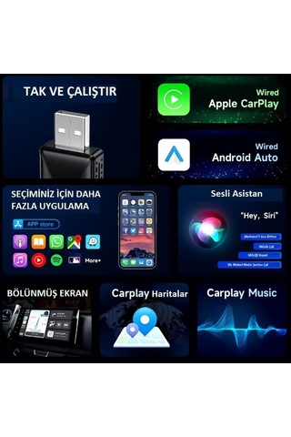 Android Car Play Adaptör