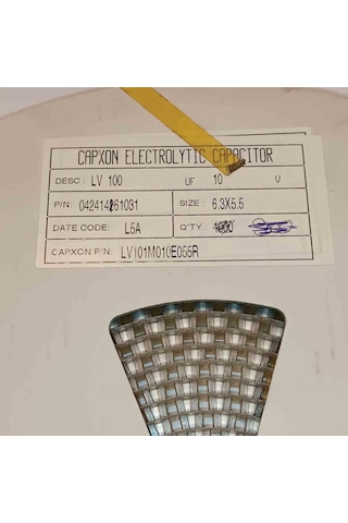 Lv101m010e055r 100mf 100v 6.3x5.5 Smd Kondansatör 30 Adet