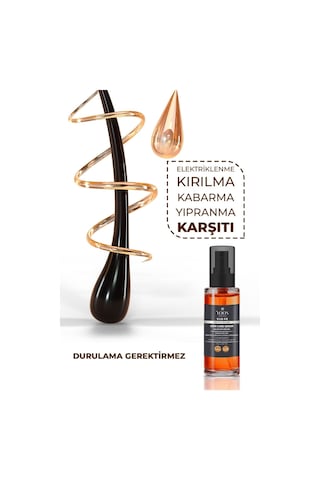2'li Set Saç & Saç Derisi Onarıcı Serum, Keratin, Kolajen, Biberiye Ve 7 Aktifli Saç Bakım Kompleksi