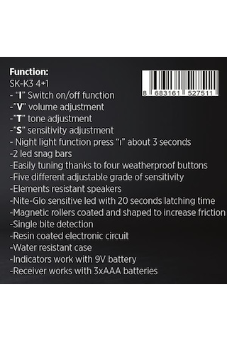 Effe Carp Olta Kamış Alarm Seti