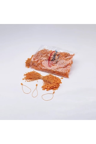 Fuyaku Kilitli İp Klips Renkli 18 Cm 1.000 Adet Turuncu