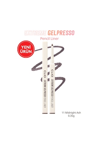 Clıo Extreme Gelpresso Pencil Liner 11 Midnight Ash