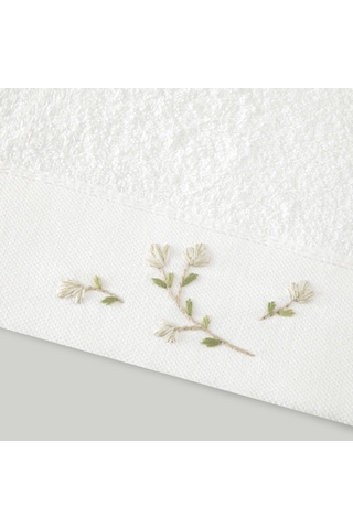 Linens Lunara Bambu 50x85 Cm Yüz Havlusu Beyaz Beyaz