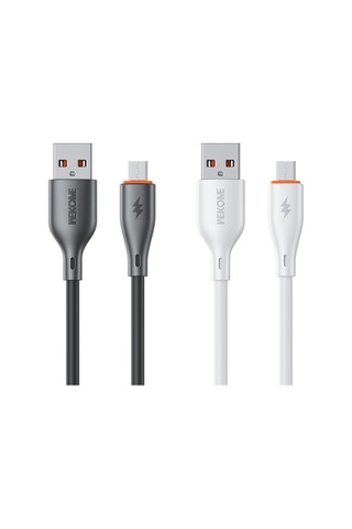 Wk Wdc-116m 12w Usb Micro Usb Hızlı Şarj Veri Kablosu, Uzunluk: 1m Siyah