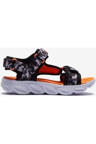Skechers Hypno - Splash Büyük Erkek Çocuk Siyah Işıklı Sandalet 400077L Bgor Siyah