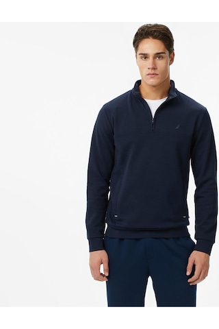 Nautica Erkek Lacivert Classic Fit Sweatshirt-11734 4nv-lacivert