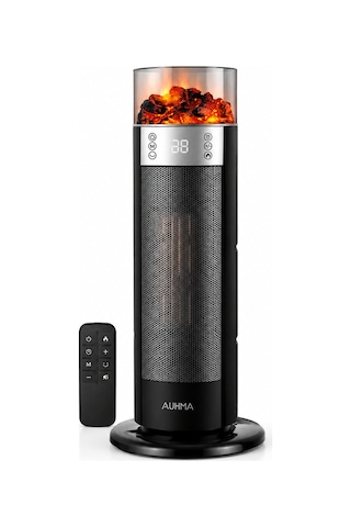 Auhma AT3H 2000 W Şömine Efektli Kule Tipi Elektrikli Isıtıcı