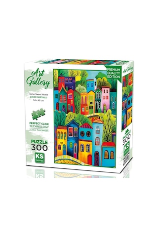 Ks Games 300 Parçalık Evim, Güzel Evim Puzzle - David Fairchild - 19261