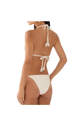 Devon Windsor Cali Kabuk Boncuklu Bikini Üstü Fildişi