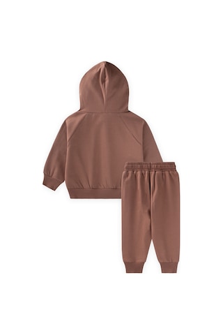 Cigit Kapşonlu Sweatshirt Takım 1-5 Yaş A.kahve A.Kahverengi