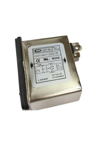 Suntek AC 250V 10A CW2C-6A-T Soket EMI Filtresi