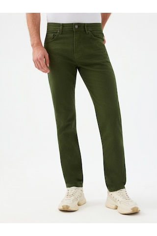Regular Fit Erkek Pantolon Haki