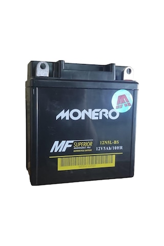 Monero 5 Yüksek 12n5l - Bs - Cub - Ybr 5'li Set Akü Ebatları: 119x60x129mm