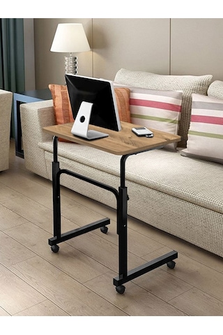 Yükseklik Ayarlı Laptop Sehpası Ve Çalışma Masası - Çam A2 Çam