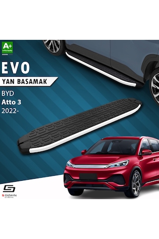 S-dizayn Byd Atto 3 Evo Aluminyum Yan Basamak 193 Cm 2022 Üzeri