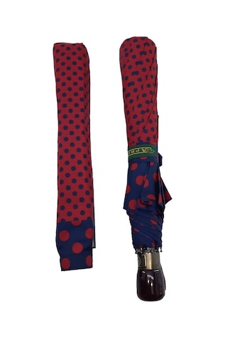 Baginn Snotline-april Kadın Şemsiye Otomatik Açılır 10telli Kapalı Boyut 40 CM 95 CM Çap Yeşil Ekose 001
