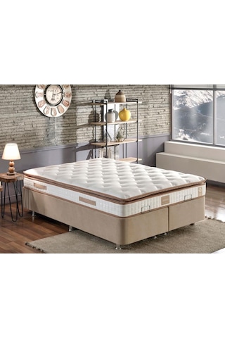 Nironyatak Niron Queen 160X200 Çift Kişilik Tam Ergonomik Pedli Lüks Yatak O