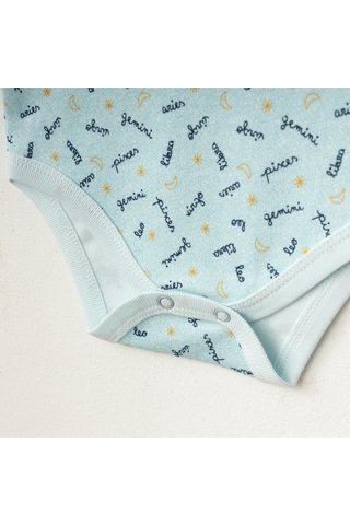 Crazy Baby Body 3'lü Takım Mavi