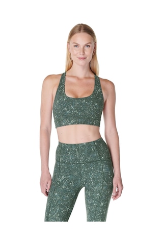 Sweaty Betty Sweaty Betty Super Soft Reversible Kadın Yeşil Yoga Bra 44051 Yeşil
