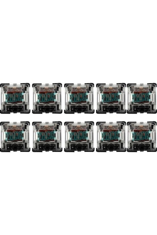 Sones 10 Adet Gateron G Şaft Siyah Alt Şeffaf Şaft Kapağı Eksen Anahtarı, Stil: G3 Ayak Çay Şaftı